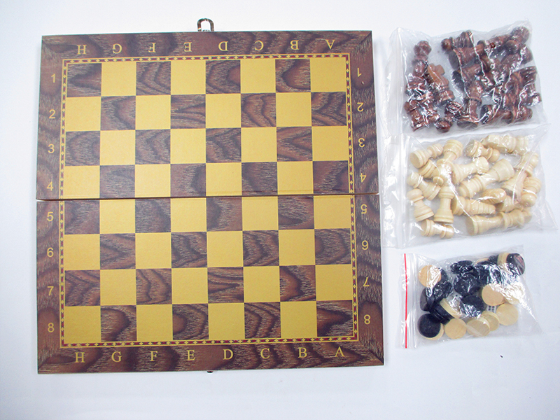 Wooden Chess Toy Set