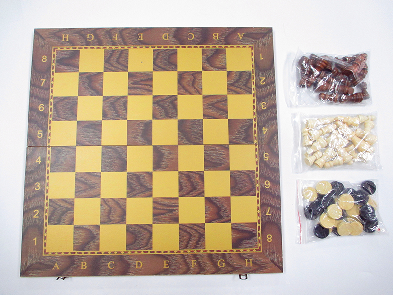 Wooden Chess Toy Set