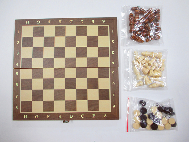 Wooden Chess Toy Set