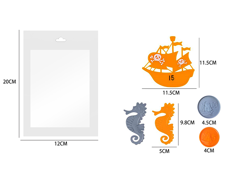 Diving Toys Pirate Ship 7pcs