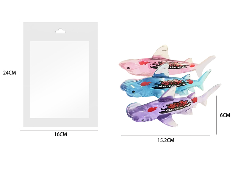 Diving Toys Transparent Fishs 3pcs