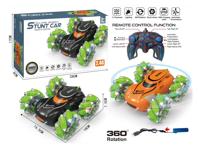 R/C Double Sided Stunt Car