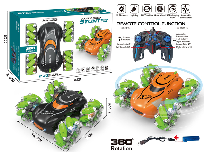 R/C Double Sided Stunt Car