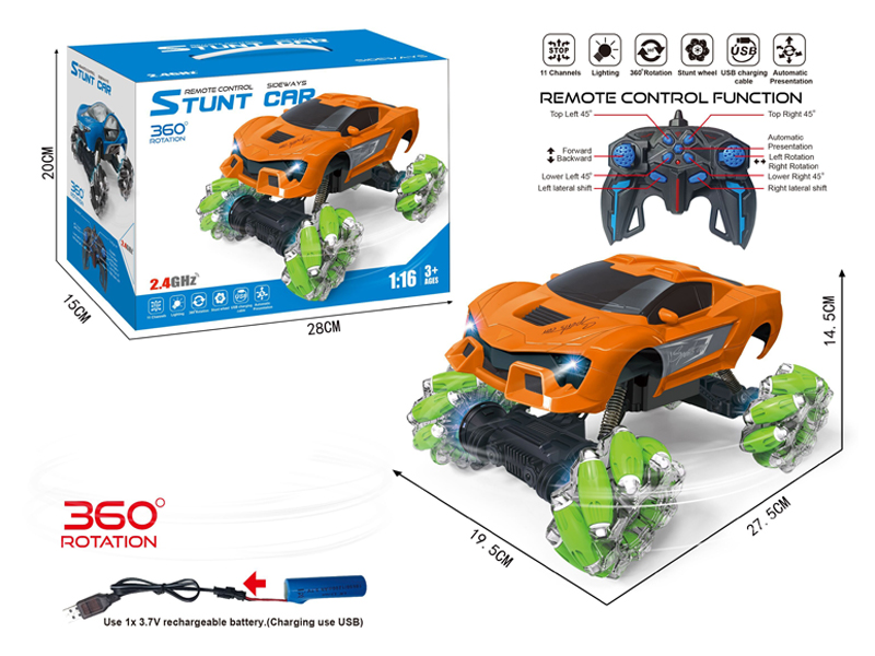 R/C Sidewalk Stunt Vehicle