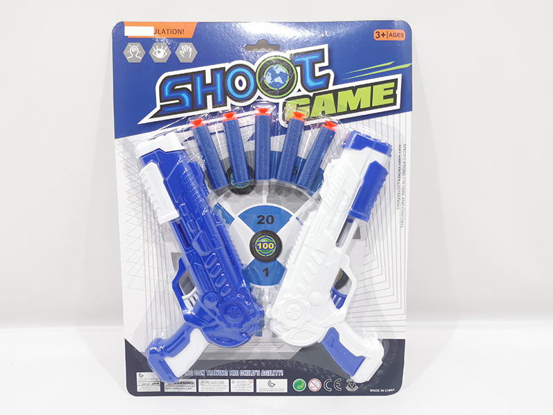 Soft Bullet Table Tennis Gun Set