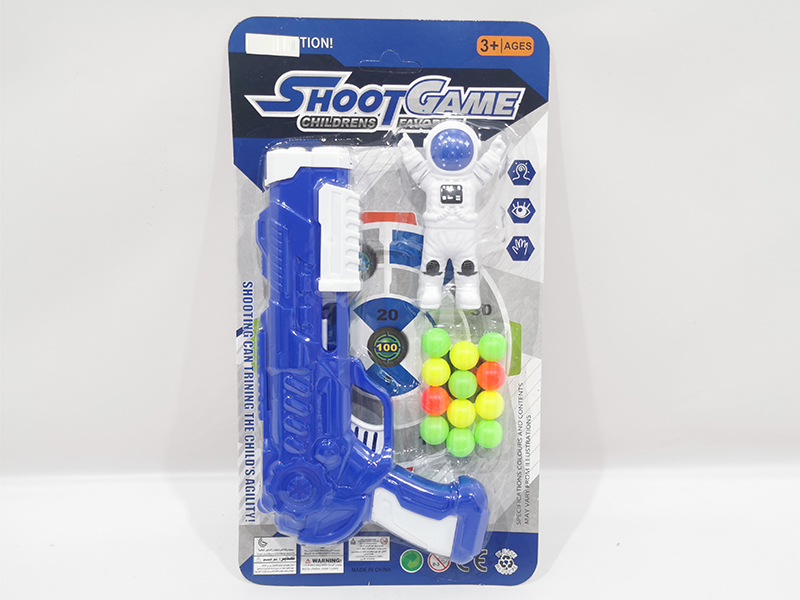 Soft Bullet Table Tennis Gun Set