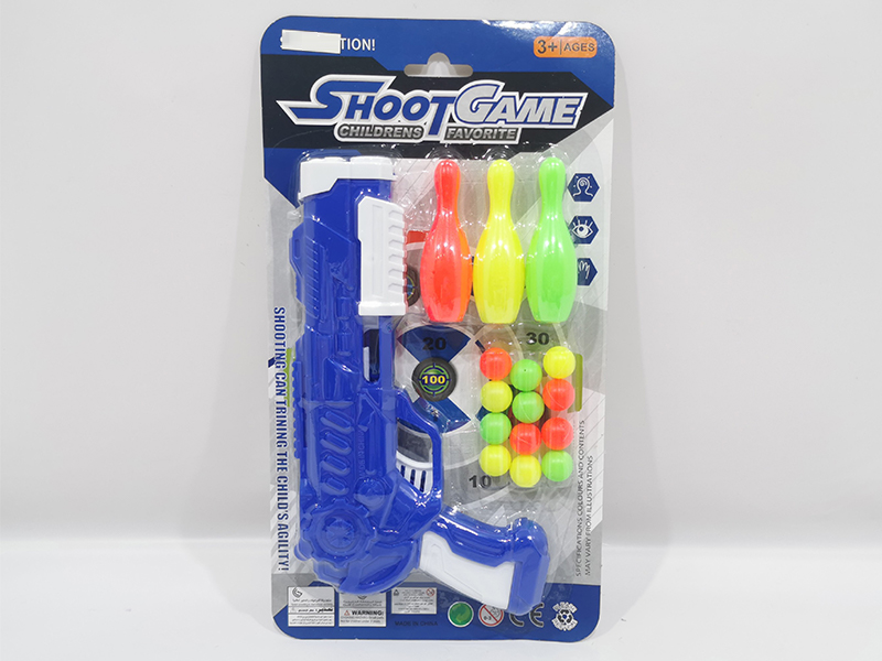 Soft Bullet Table Tennis Gun Set