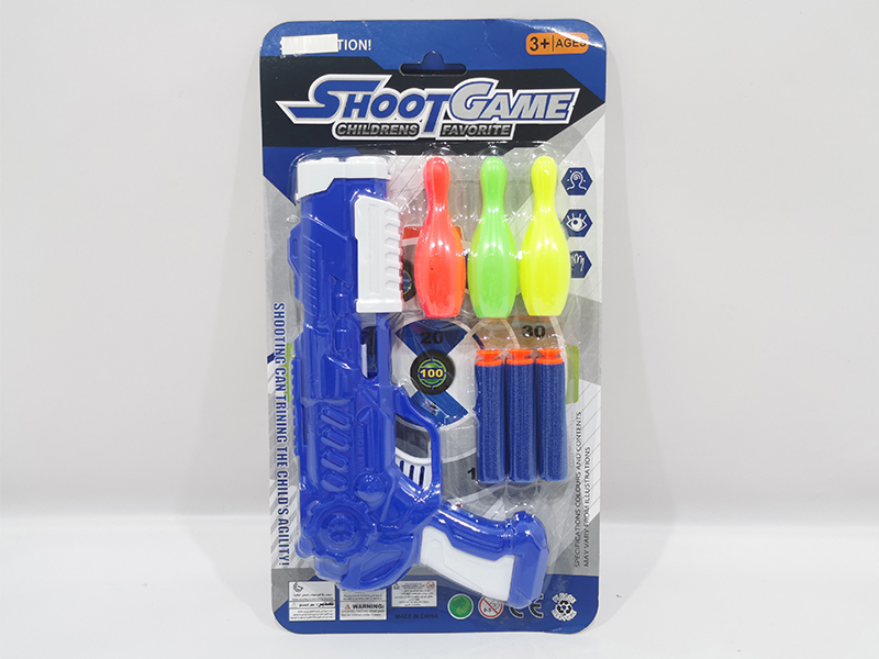 Soft Bullet Table Tennis Gun Set