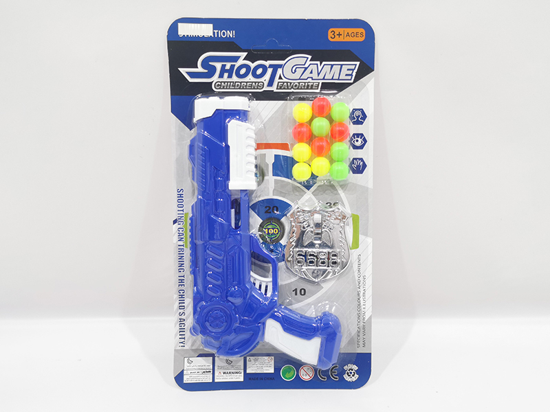 Soft Bullet Table Tennis Gun Set