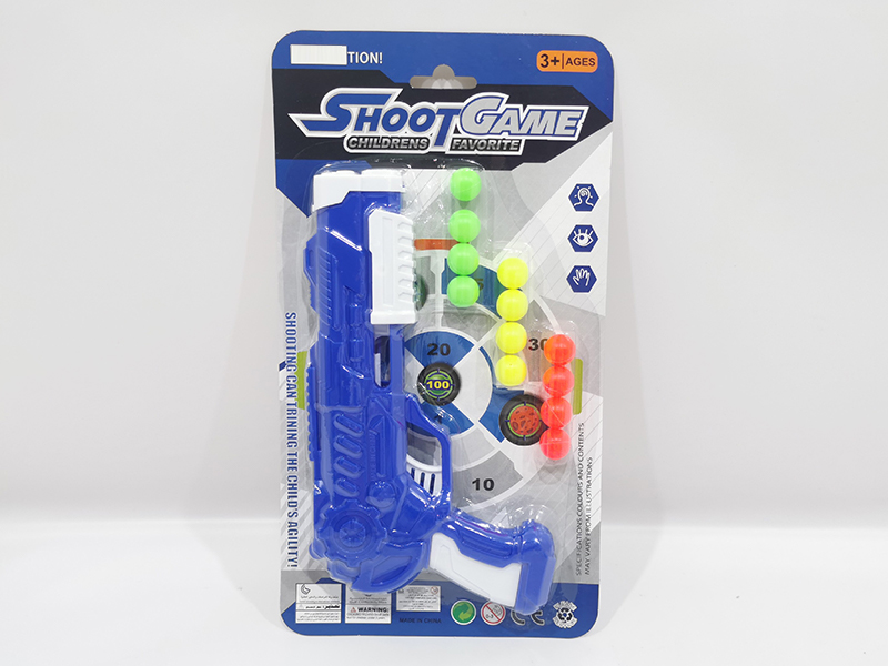 Soft Bullet Table Tennis Gun Set