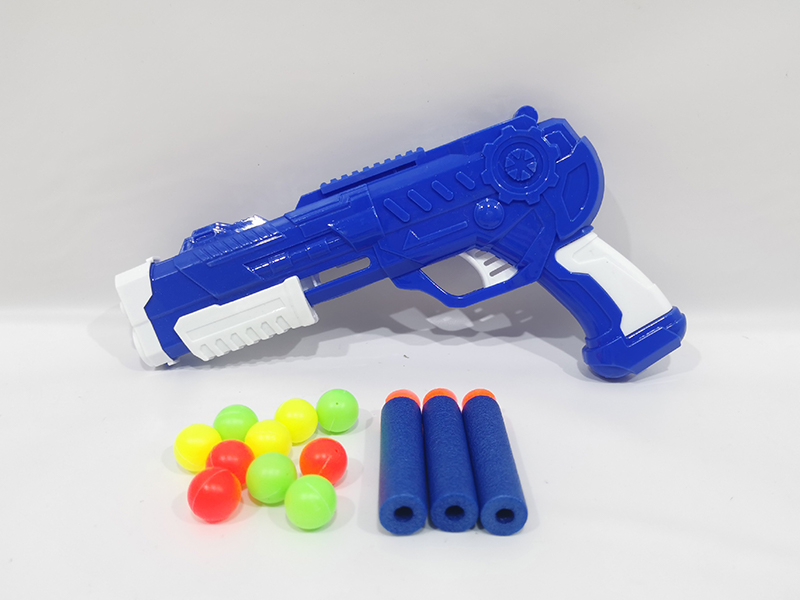 Soft Bullet Table Tennis Gun Set