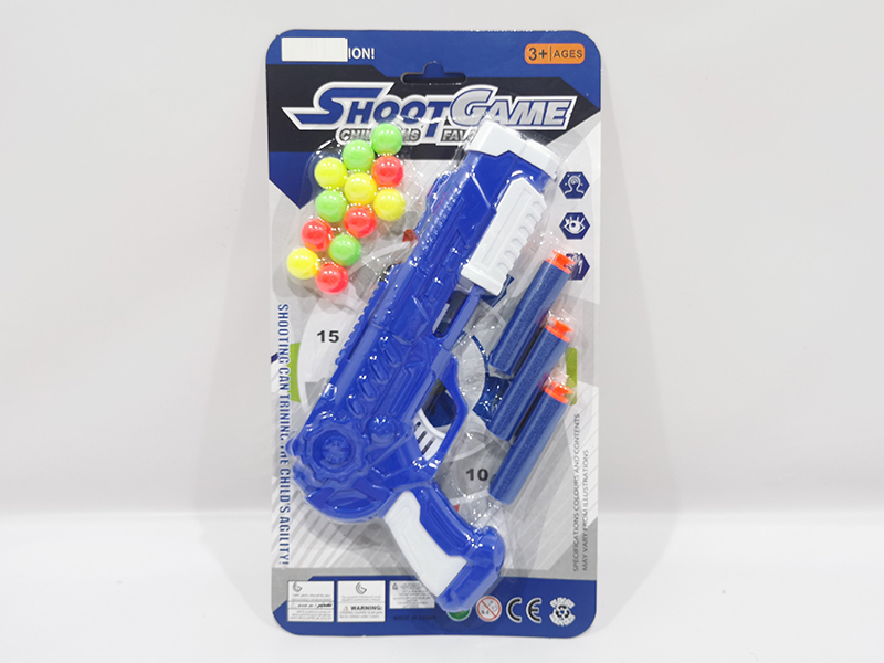 Soft Bullet Table Tennis Gun Set