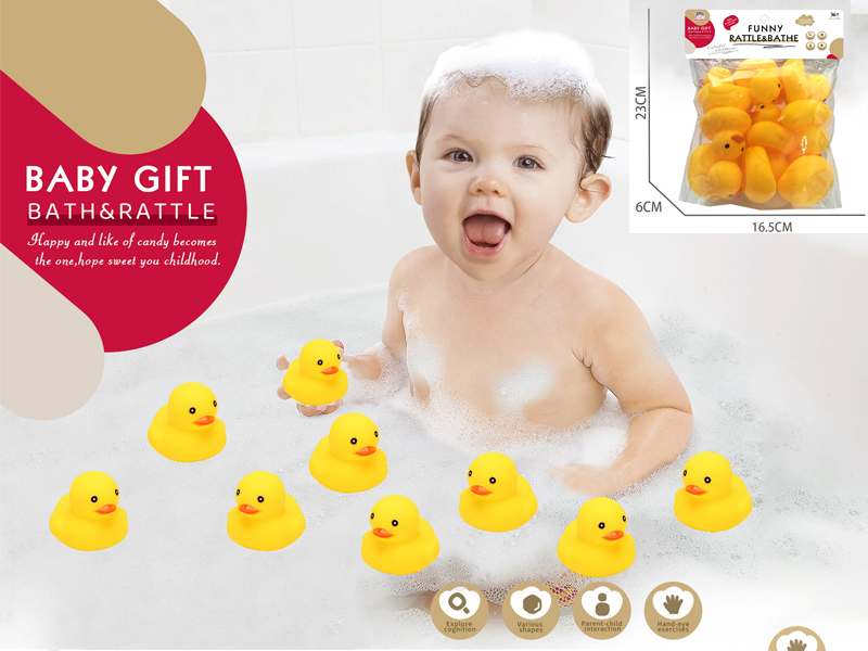 12PCS Vinyl Duck Toy