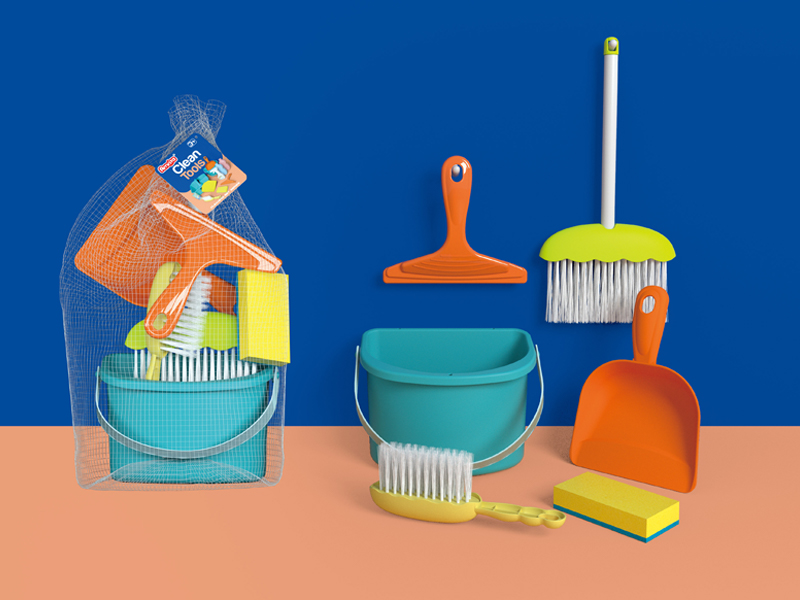 Cleaning Tool Toy Set
