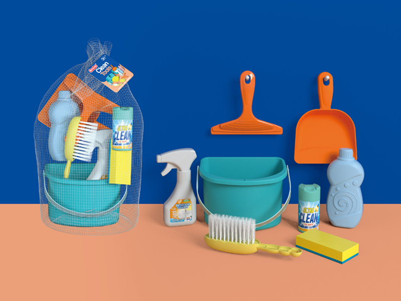 Cleaning Tool Toy Set