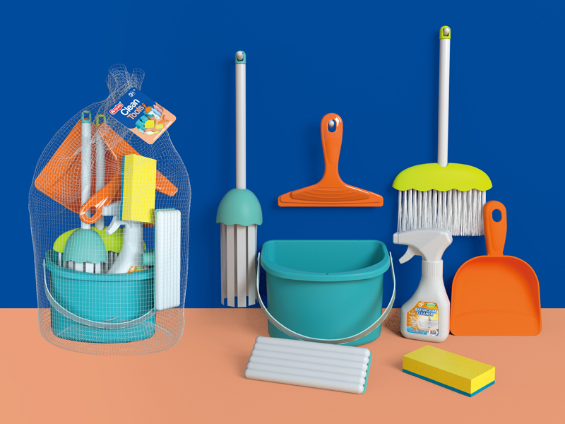 Cleaning Tool Toy Set