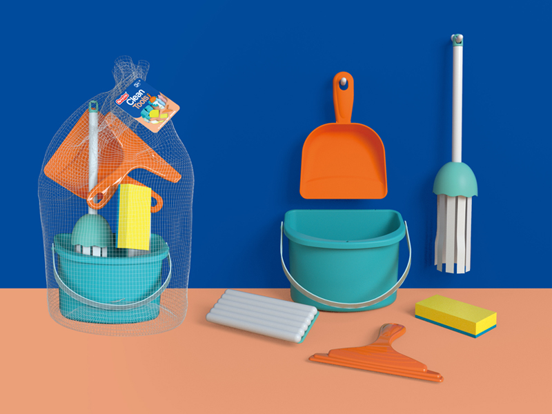 Cleaning Tool Toy Set