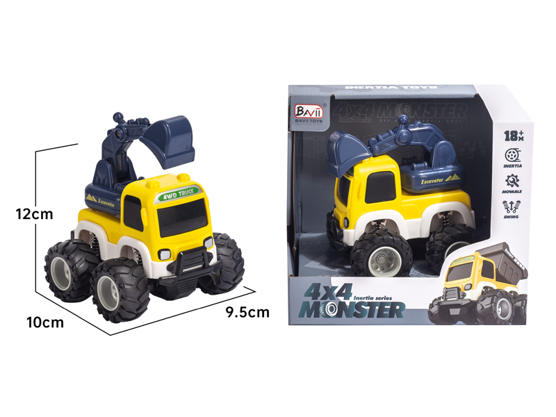 4Wd Friction Off-Road Excavator