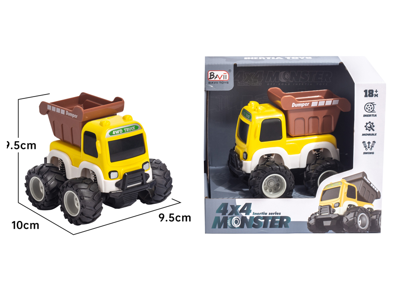 4Wd Friction Off-Road Dump Truck
