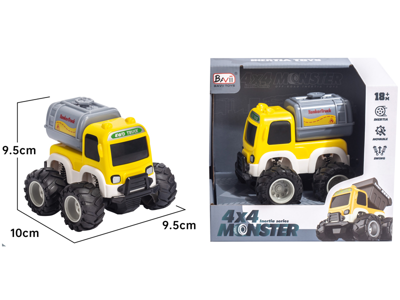 4Wd Friction Off-Road Tank Truck