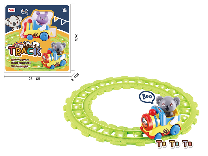 Cartoon Rabbit Rail Car