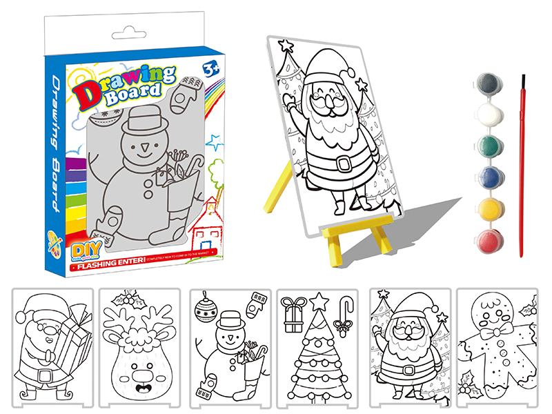 DIY Color Filling Drawing Board(Christmas Pattern)