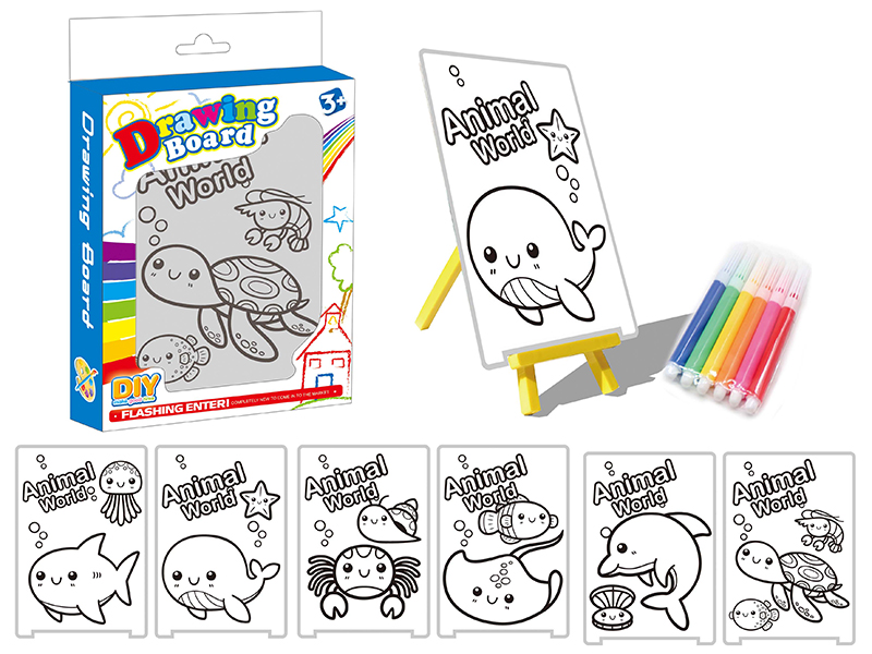 DIY Color Filling Drawing Board(Ocean Pattern)