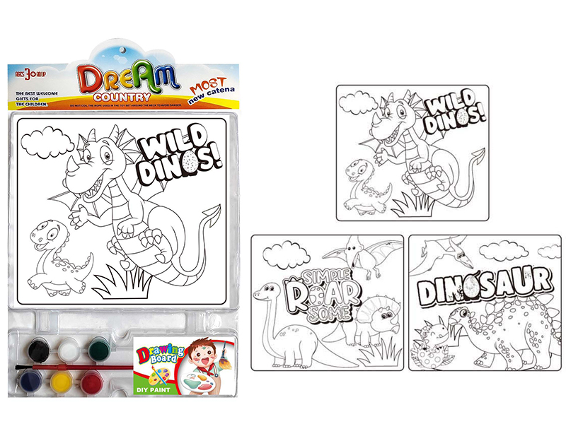 DIY Coloured Drawing Toys(Dinosaur Pattern)