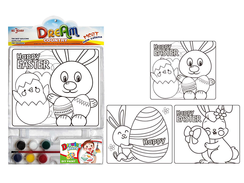 DIY Coloured Drawing Toys(Easter Pattern)