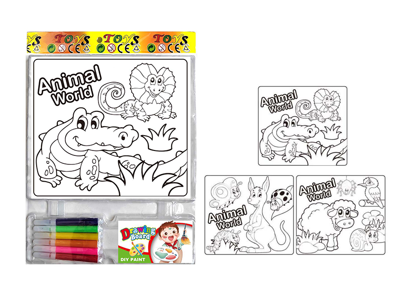 DIY Coloured Drawing Toys(Animals Pattern)