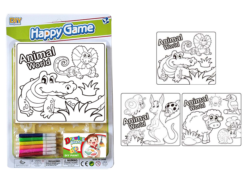 DIY Coloured Drawing Toys(Animals Pattern)