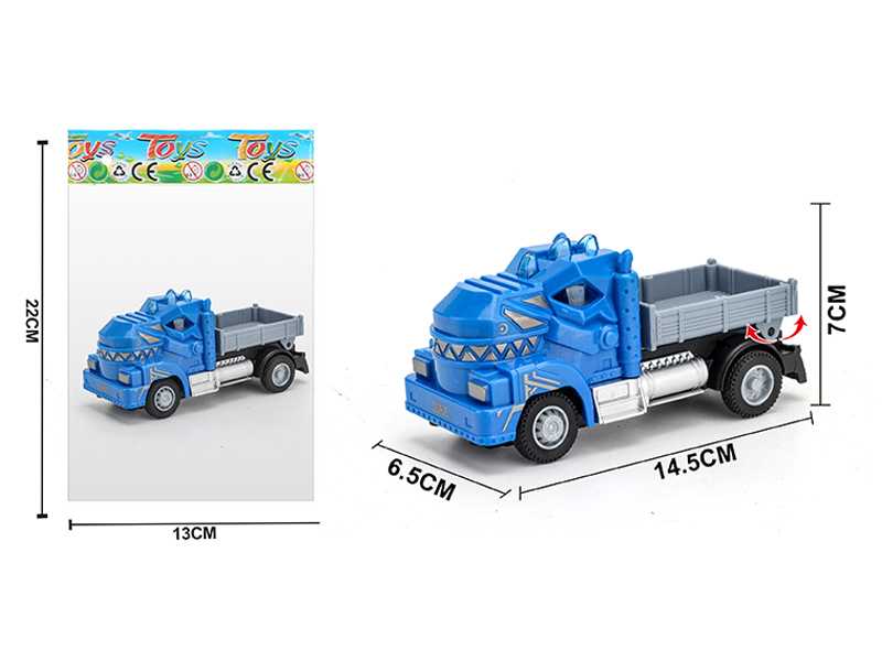 1:64 Pull Back Tyrannosaurus Rex Transport Truck