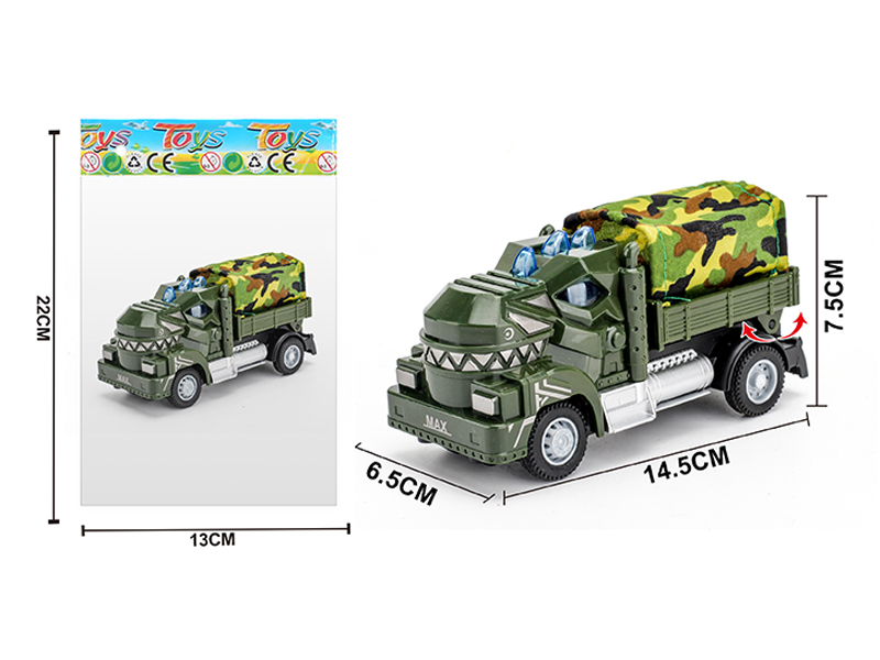 1:64 Pull Back Tyrannosaurus Rex Truck