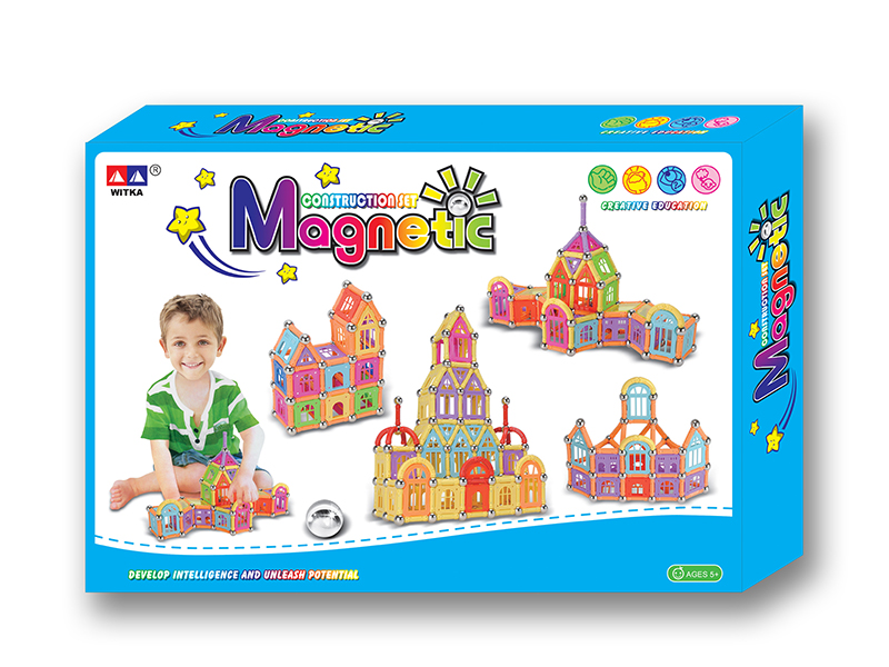 27MM Magnetic Sticks Building Blocks 258pcs