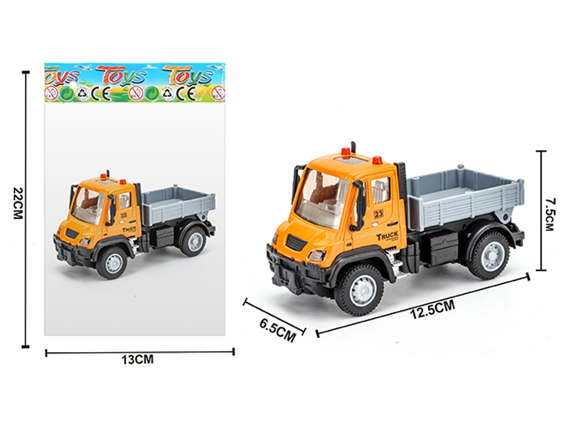 1:64 Alloy Pull Back German Transport Truck