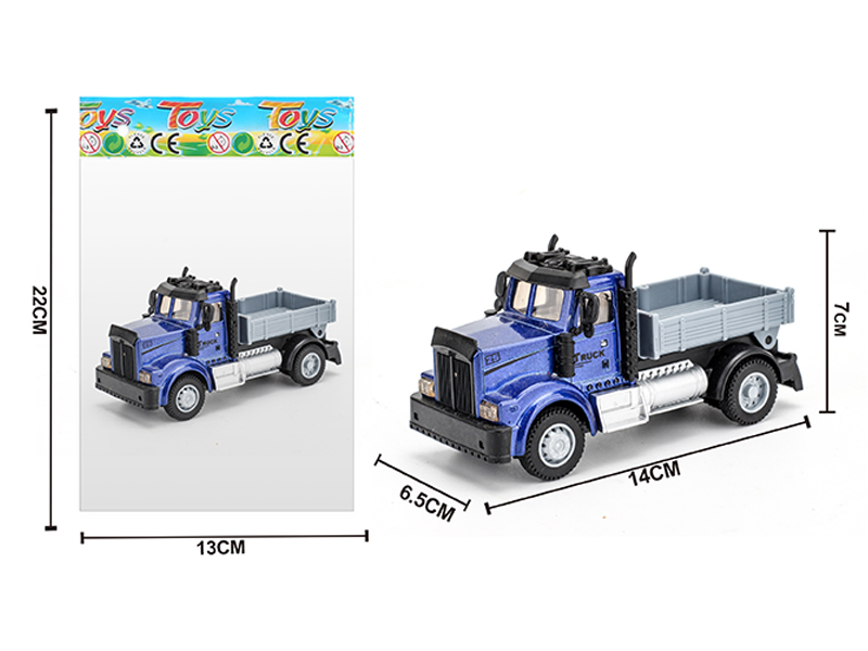 1:64 Alloy Pull Back American Transport Truck