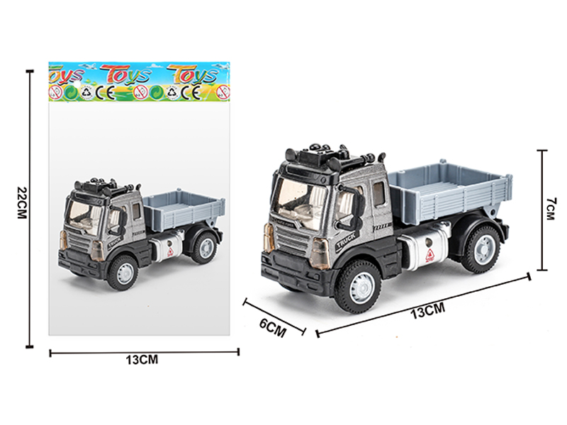 1:64 Alloy Pull Back European Transport Truck
