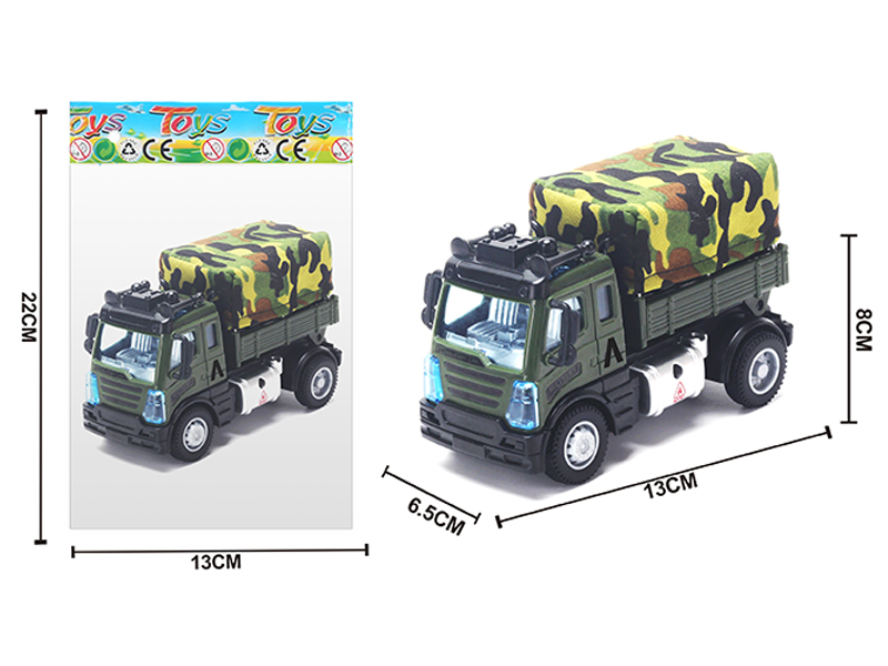 1:64 Alloy Pull Back European Truck