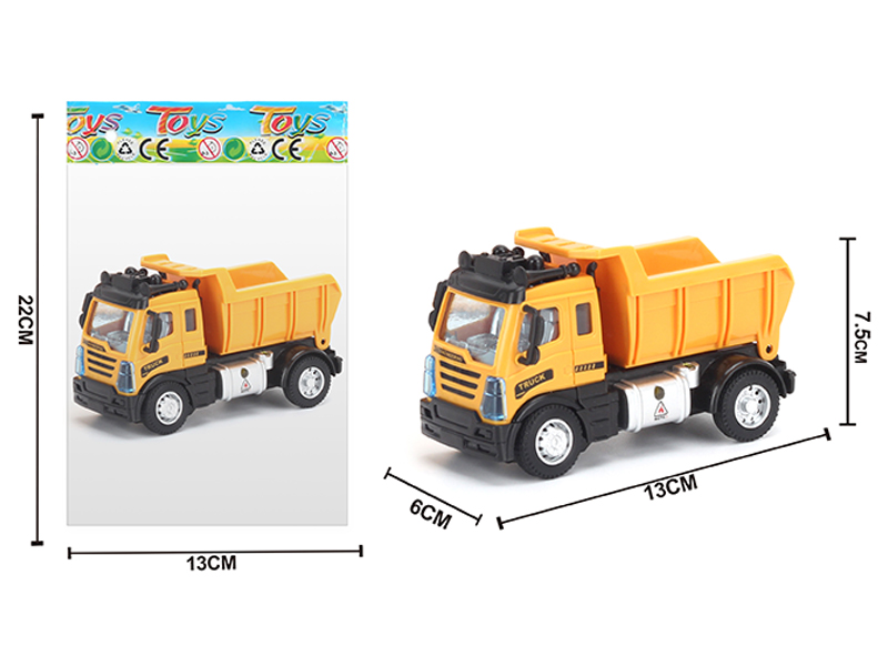 1:64 Alloy Pull Back European Engineering Mining Truck