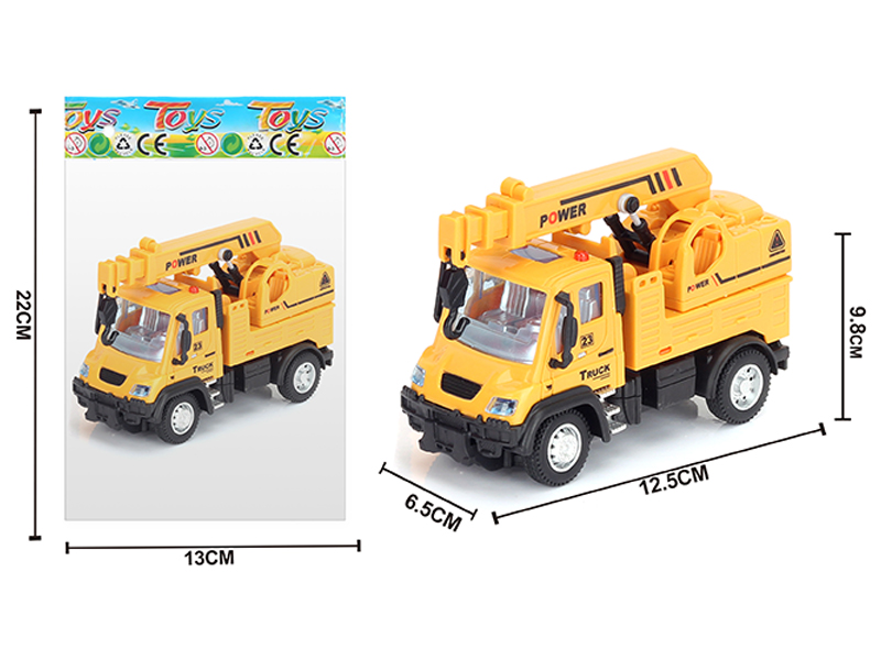 1:64 Alloy Pull Back German Engineering Crane