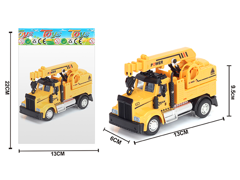 1:64 Alloy Pull Back American Engineering Crane