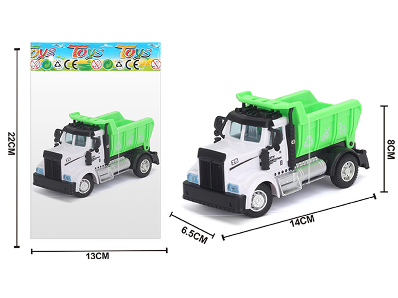 1:64 Alloy Pull Back American Sanitation Truck