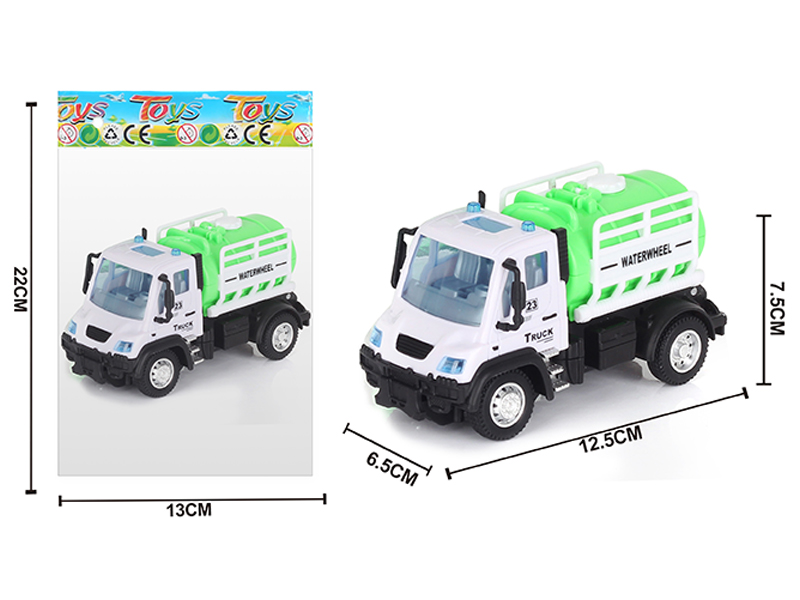 1:64 Alloy Pull Back German Sanitation Sprinkler