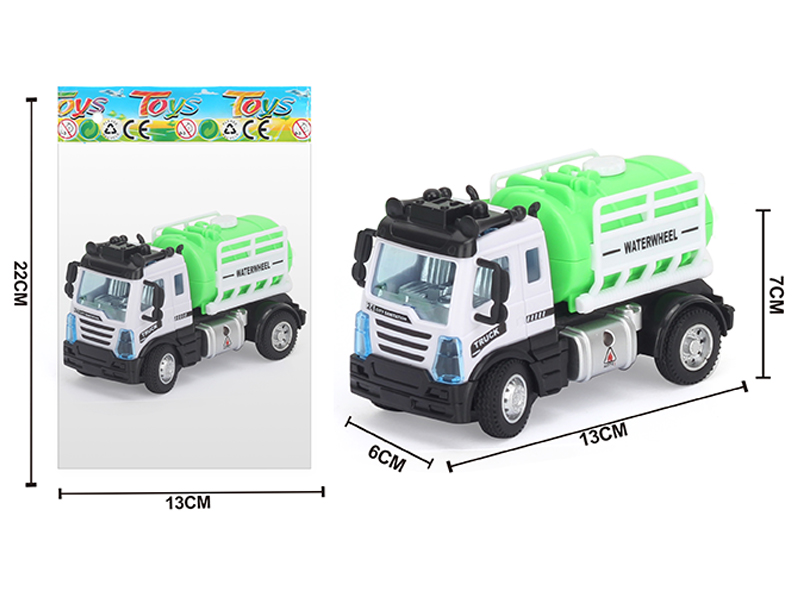 1:64 Alloy Pull Back European Sanitation Sprinkler