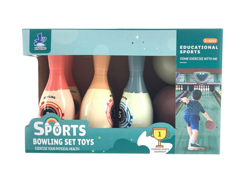 6Pcs Bowling Toy+2 Balls
