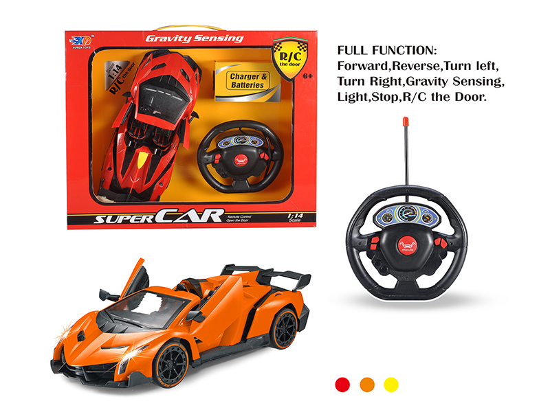 1:14 Lamborghini Veneno 5-Channel Automatic Open Door Remote Control Convertible Car