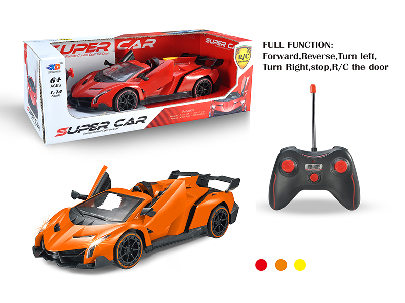 1:14 Lamborghini Veneno 5-Channel Automatic Open Door Remote Control Convertible Car