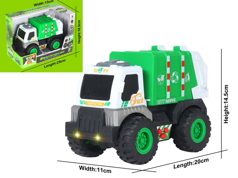 Friction Environmental Sanitation Large Box Car