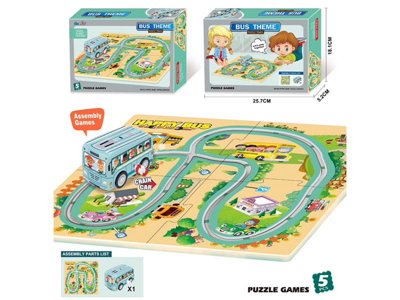 Urban Traffic Puzzle Track