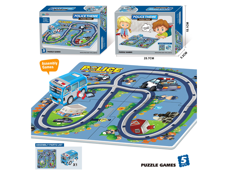 Urban Police Puzzle Track